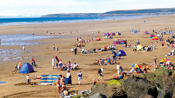 Beach near Bideford Bay Holiday Park